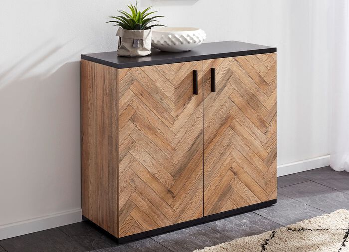 Zeitlos schöne Kommode EICHE DUNKEL