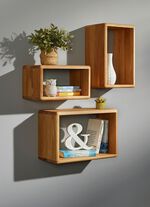 Wandregale mit gerundeten Ecken und Kanten WILDEICHE