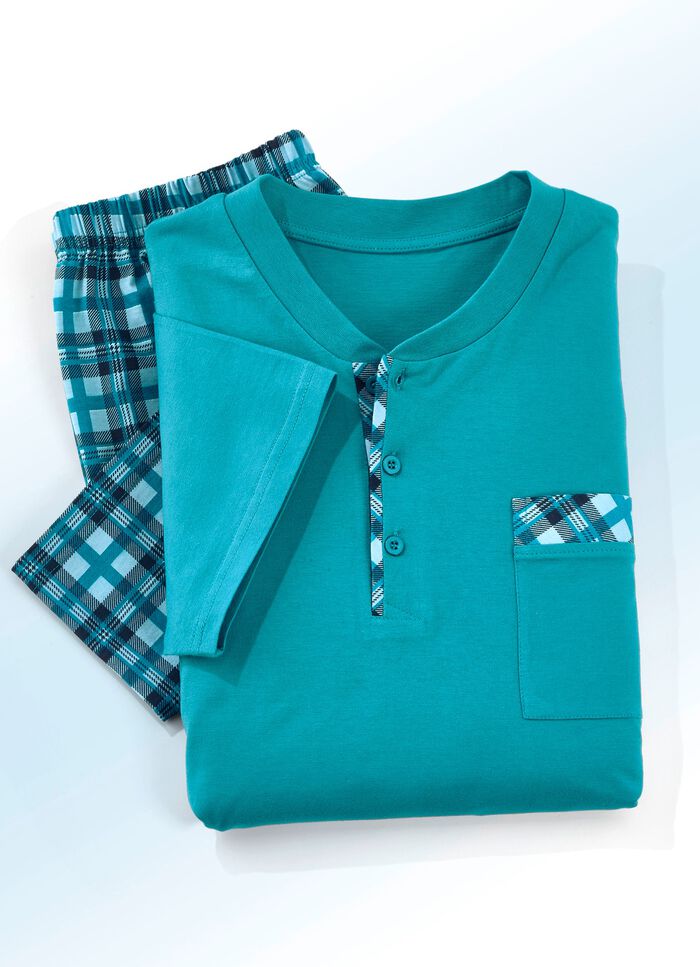 Zweierpack Shortys mit Knopfleiste und Brusttasche 