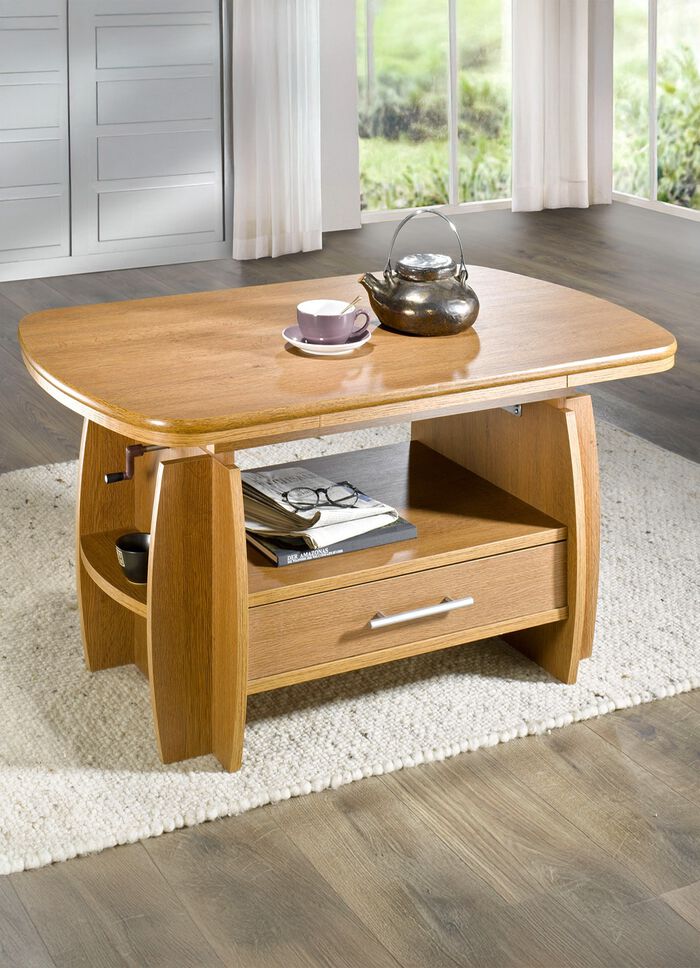 Couchtisch mit Schublade EICHE
