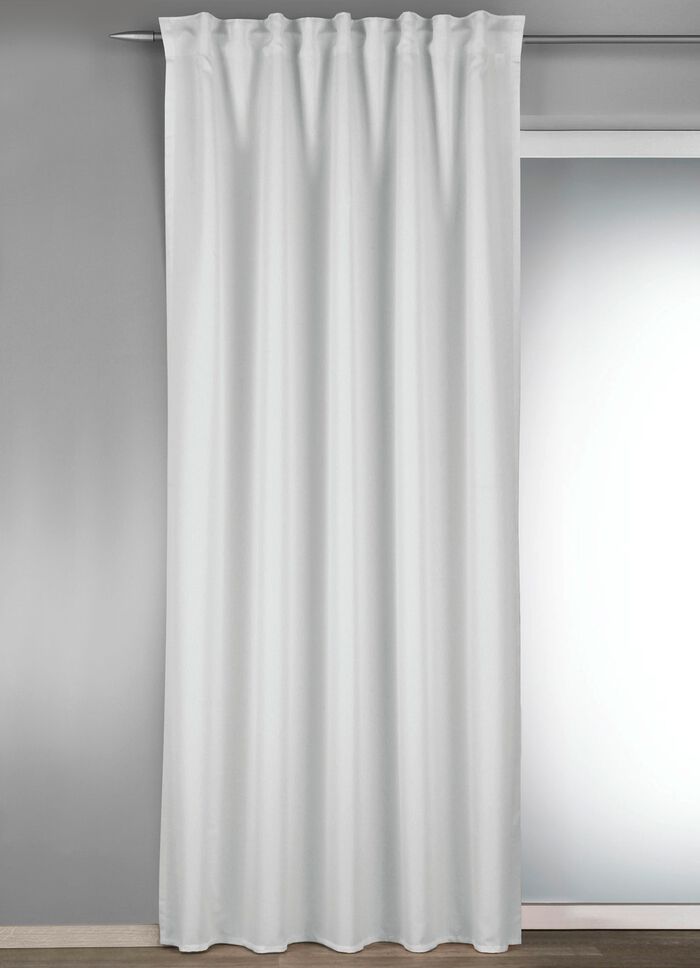 Halbtransparente &Uuml;bergardine SILBER