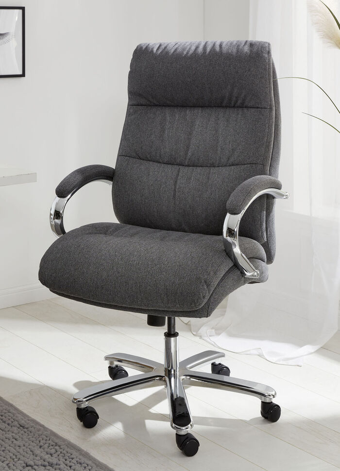 Komfortabler Chefsessel GRAU