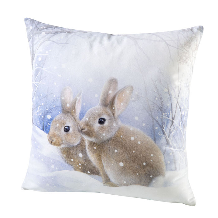 Samtweiche Kissenbezüge mit Reißverschluss ECRU-BUNT