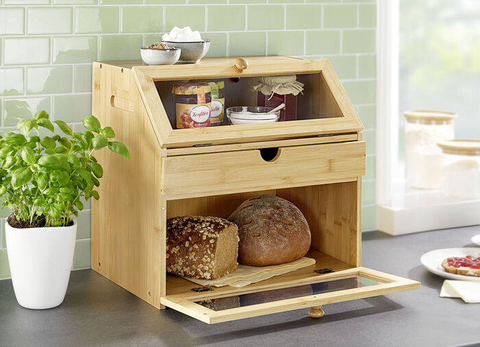 Backwaren-Theke für das Frühstücksbuffet zu Hause BRAUN