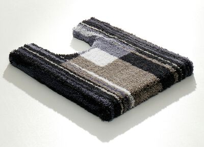 Badgarnitur mit rutschhemmender Rückseite ANTHRAZIT