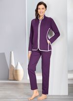 Hausanzug von Plantier AUBERGINE