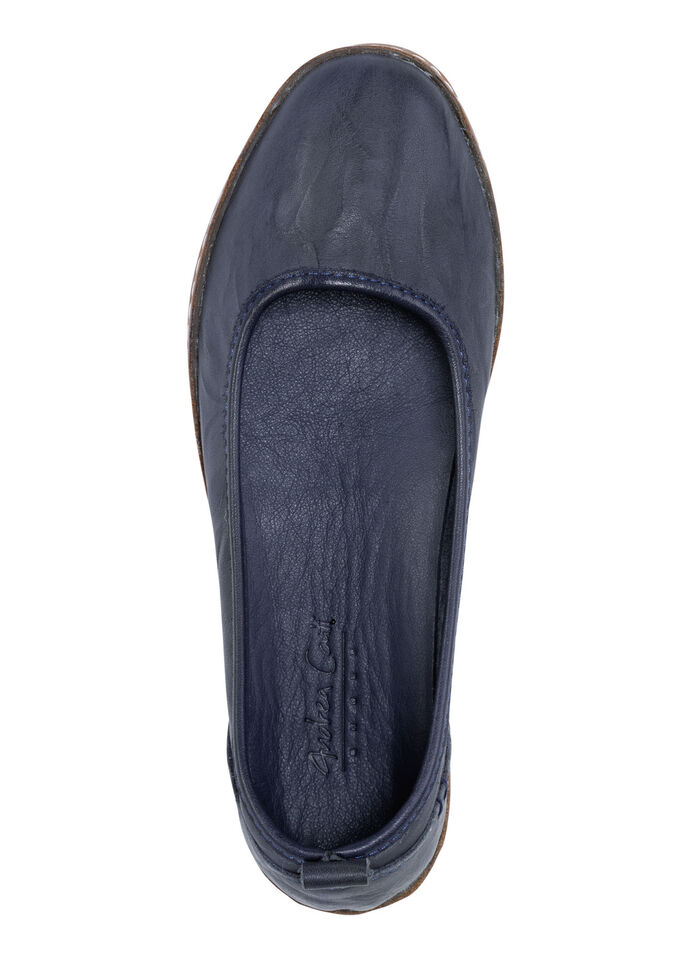 Andrea Conti Slipper mit Knitter-Effekt MARINE