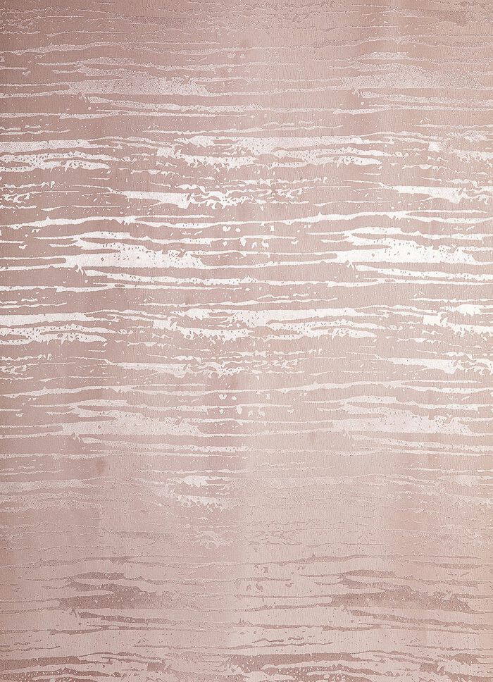 Übergardine aus Dekostoff ROSÉ