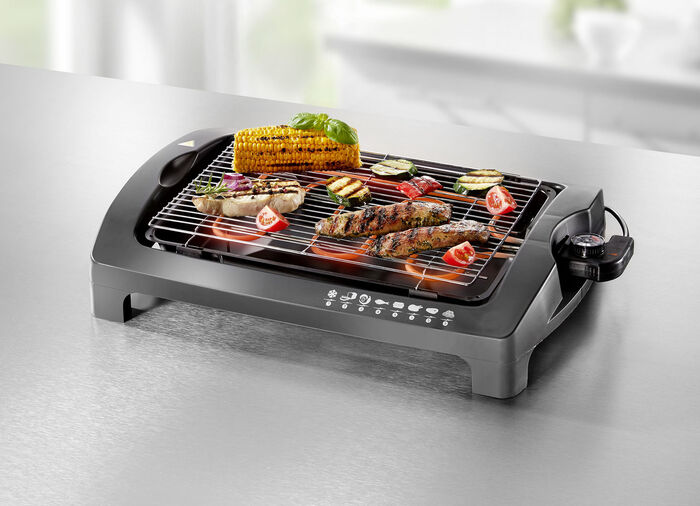 Elektrogrill inkl. Standfuß – als Stand- oder Tischgrill verwendbar