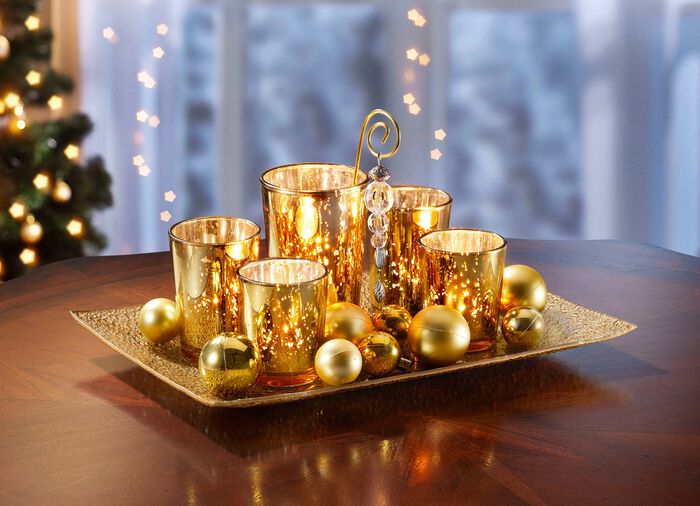 Glas-Kerzenhalter 18-teilig 