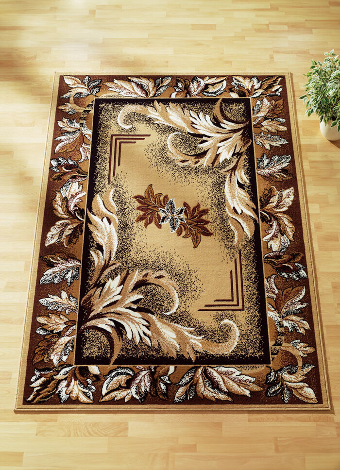 Br&uuml;cken/Teppiche und Bettumrandungen mit Mittelmotiv BEIGE MITTELM.