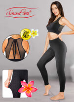 Sport-Kleidung mit hoher Elastizität SCHWARZ