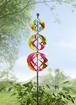 Windspiel Trio aus Metall 