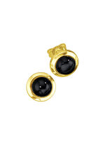 Ohrstecker mit echt Onyx 