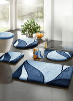 Badgarnitur für Fußbodenheizung geeignet BLAU