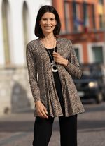 Longshirt in Jacken-Optik 