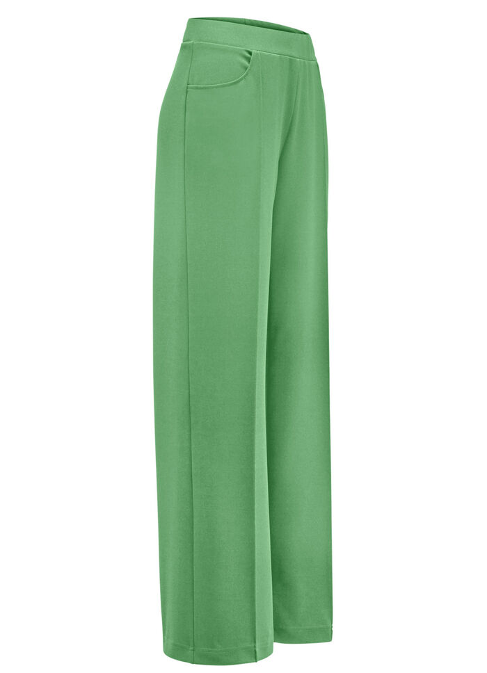 Hose in modischer Weite GRÜN