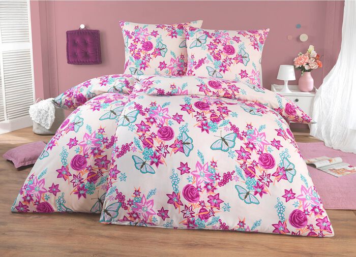 Bettw&auml;sche-Garnitur CREME