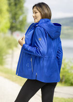 Funktionsjacke mit abnehmbarer Kapuze 