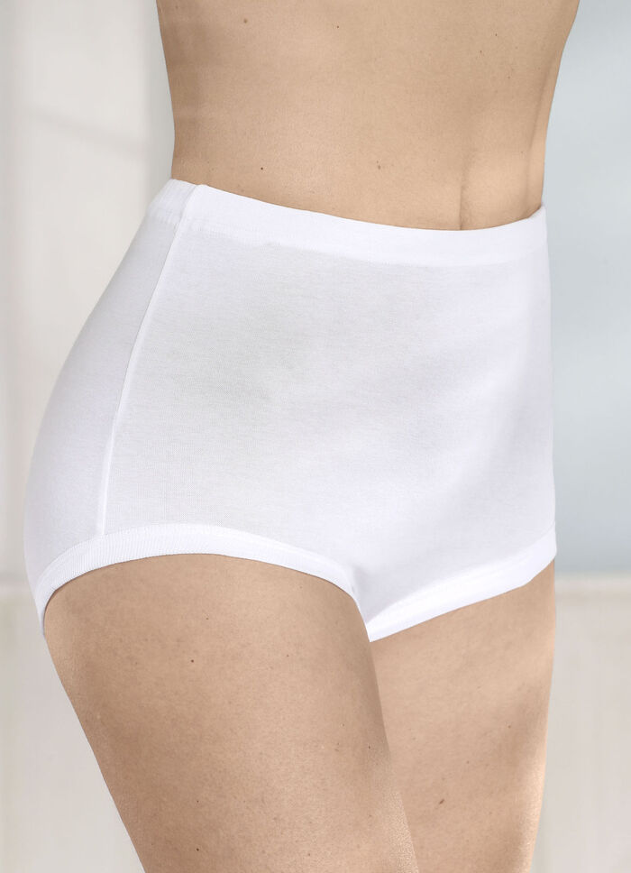 Viererpack Slips mit Gummizug im Bund 