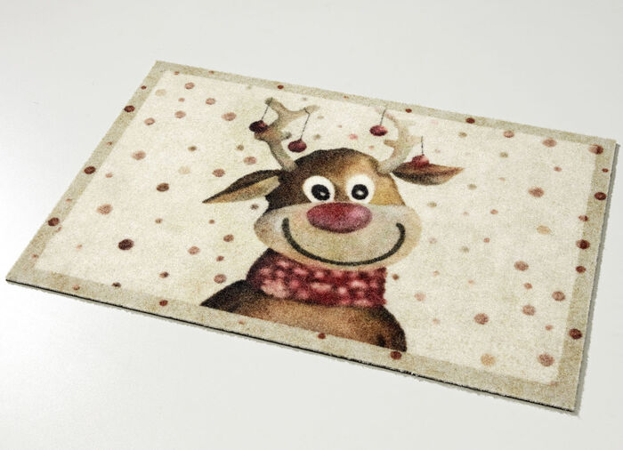 Fu&szlig;matte mit rutschhemmender R&uuml;ckseite 