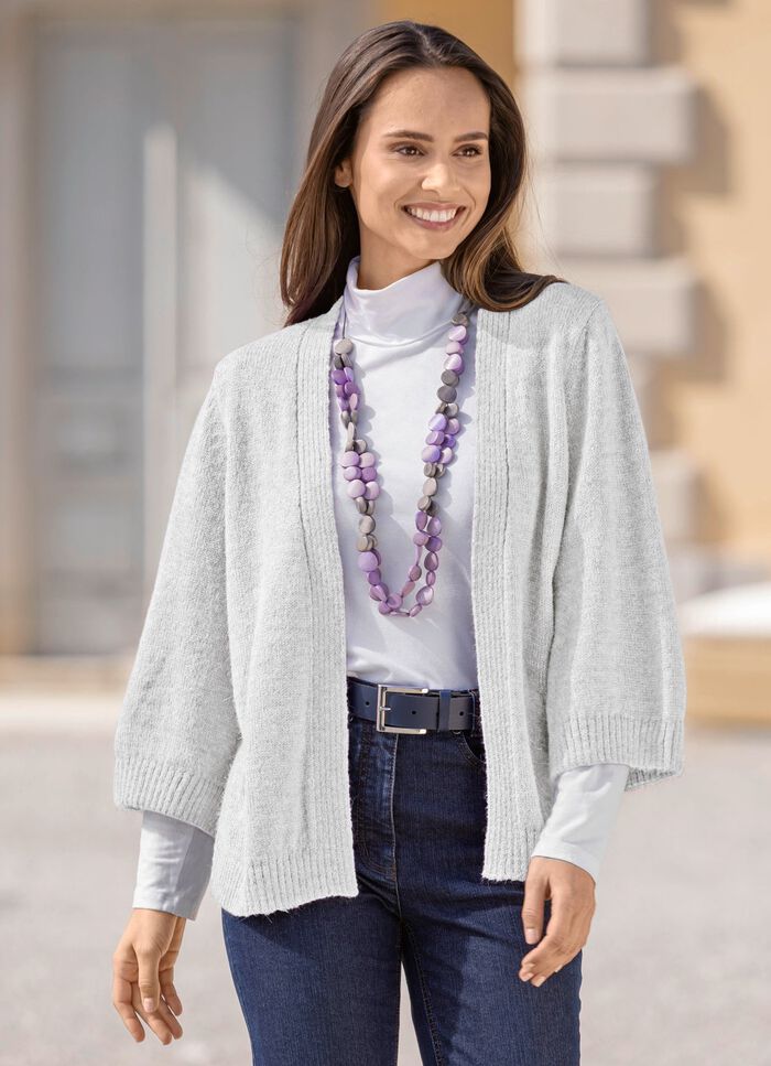 Strickjacke mit Alpaka 