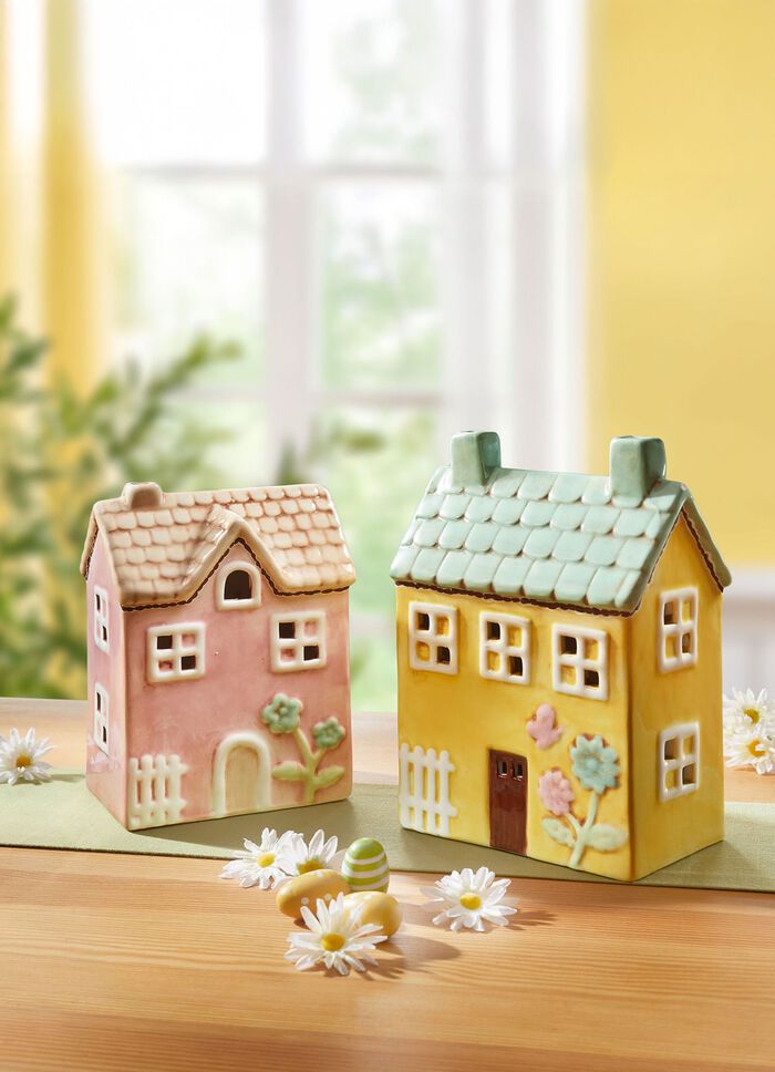 Deko-H&auml;uschen aus hochwertiger Keramik 