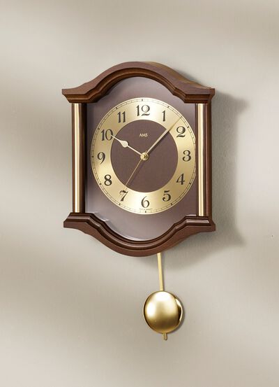 Wanduhr aus Holz 