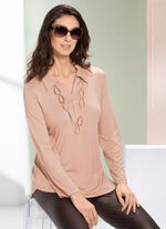 Shirt-Tunika mit krempelbaren &Auml;rmeln 