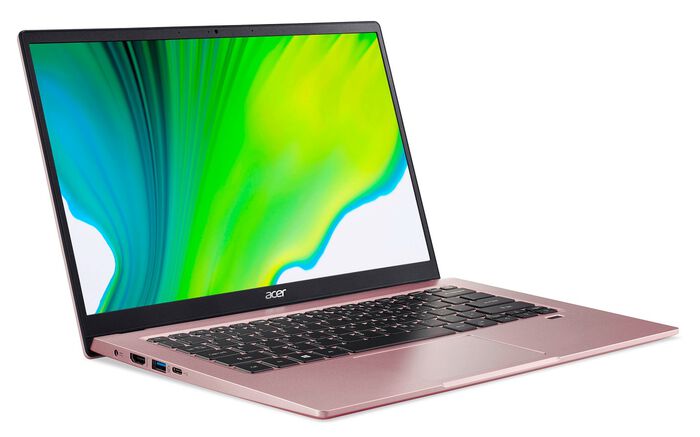 Acer Swift SF114-34 Notebook mit 14 Zoll Full-HD-Display ROSA
