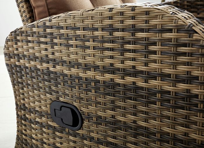 Komfort-Sessel mit Polster BRAUN