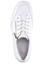 ELENA EDEN Sneaker aus genarbtem Kalbleder WEISS