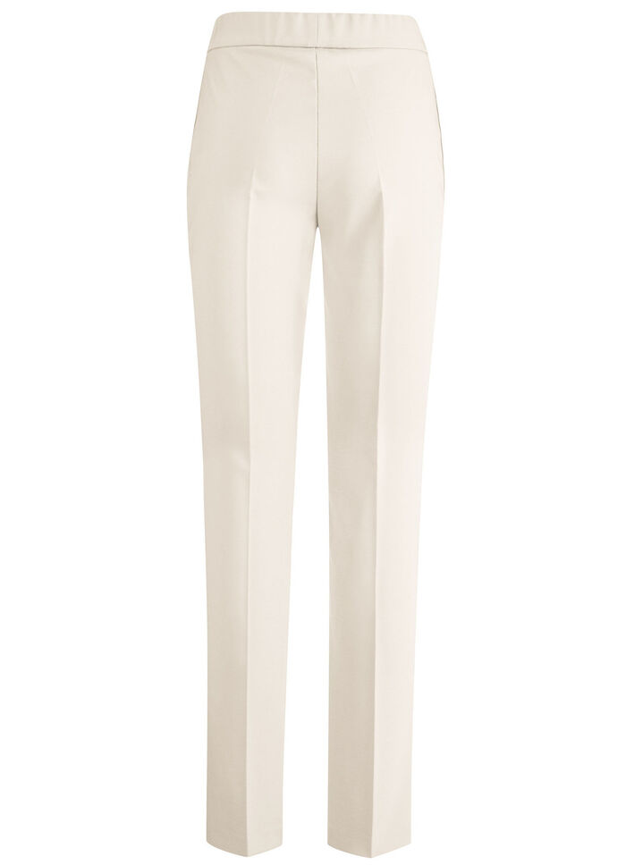 Hose mit schmaler Fußweite BEIGE