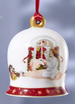 Porzellan Jahresbaumschmuck 2022 von Villeroy & Boch WEISS-ROT