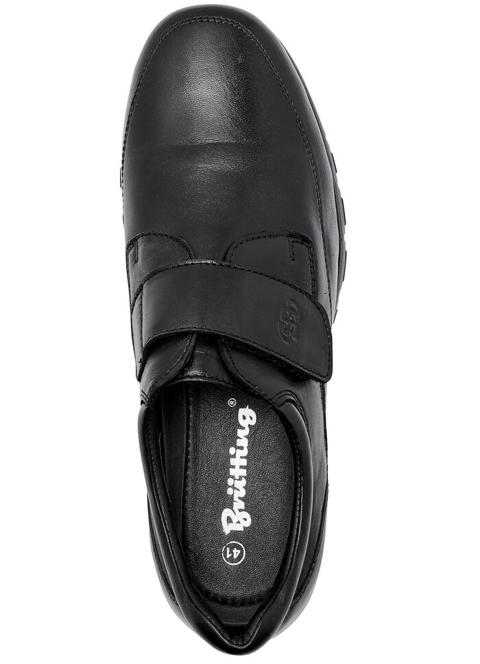 Leichte Herren-Slipper, mit herausnehmbarem Fu&szlig;bett SCHWARZ