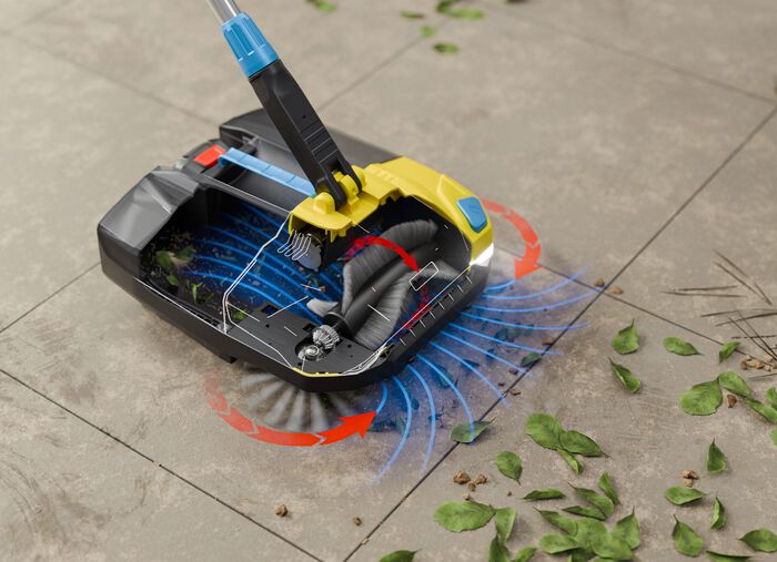 Akku-Kehrsystem "Easy Sweep"  