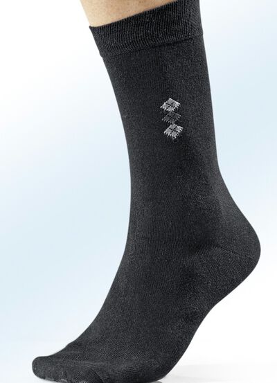 Achterpack Socken mit flachgen&auml;hter Spitze 