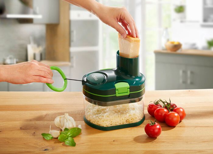 Genius Nicer Dicer Pegasus zum Reiben und Schneiden ganz ohne Strom 