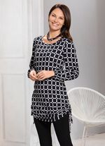 Einzigartiges Longshirt mit Seitenschlitzen 