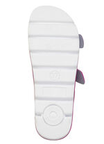 Klassische Damen-Pantoletten, mit verstellbaren Schlie&szlig;en PINK