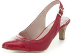 ELENA EDEN Sling-Pumps in edler Form ROT