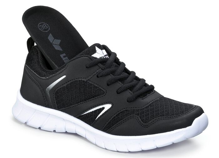 Sneaker mit Wechselfu&szlig;bett SCHWARZ