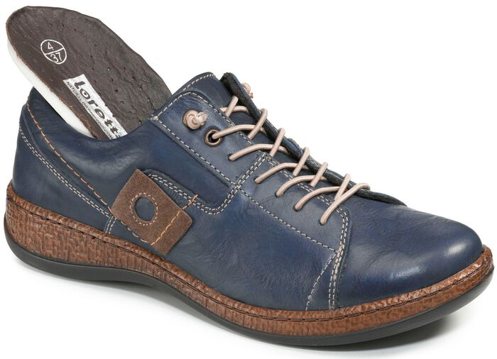 Sneaker aus Nappaleder mit Knitter-Struktur 