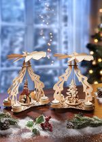 Tischpyramide aus Holz 