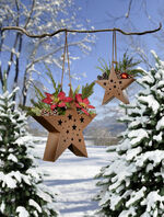 Stern-Laterne aus Metall, 2er-Set 