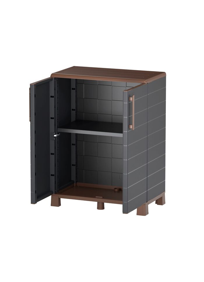 Gartenschrank &bdquo;Portofino Night&ldquo;, 2-t&uuml;rig 