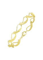 Vergoldetes Armband aus Silber 