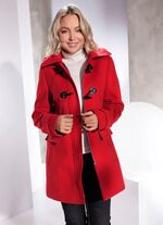 Jacke mit Knebelverschlüssen KIRSCHROT