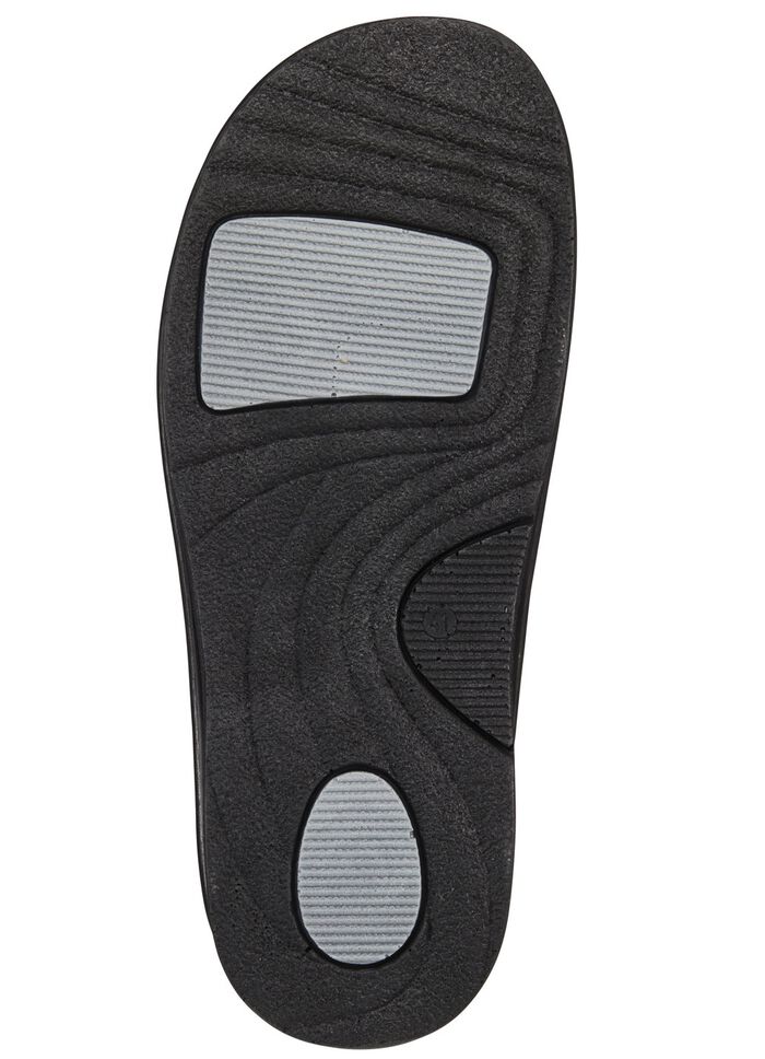 Mubb, bequeme Herren-Pantoletten, Weite H, mit herausnehmbarem Fu&szlig;bett MOKKA