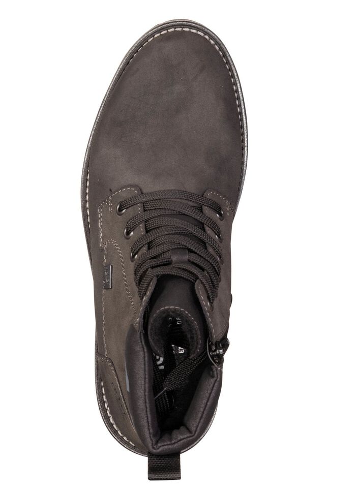 Rieker, gef&uuml;tterte Herren-Boots, Winterschuhe, Weite H, mit Rei&szlig;verschluss ANTHRAZIT